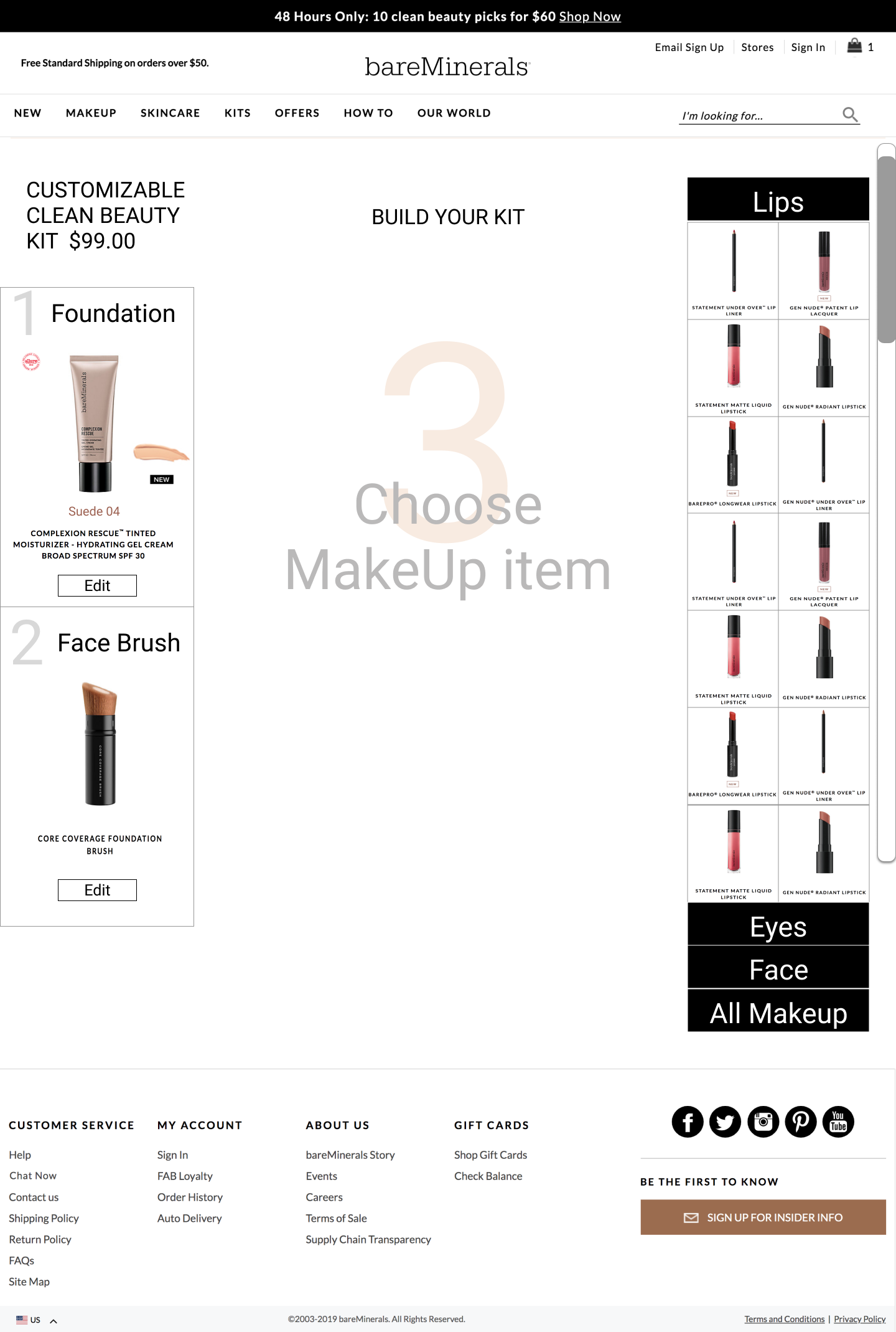 Bare Minerals - 3- 3- Choose Make up item - Lips selected- Desktop